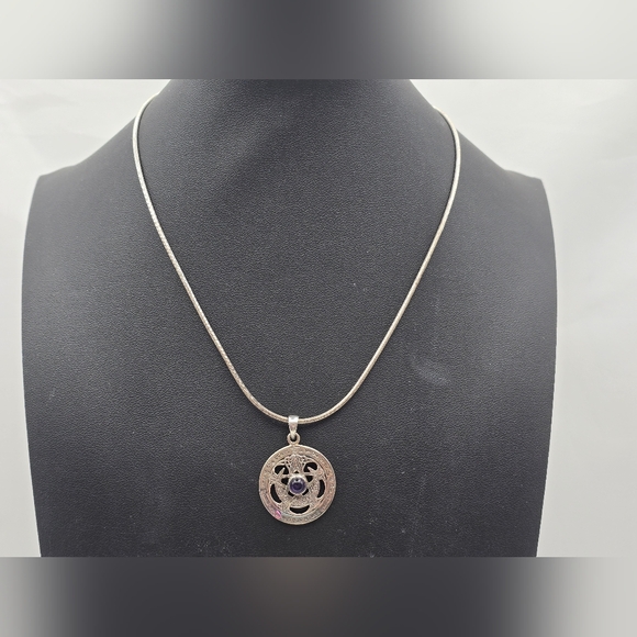 Jewelry - Sterling Silver Moon Pentagram Nacklace